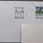 Hämeenlinna -kuvaleima 1997 muumimerkkikuorella - pikkukuva 1