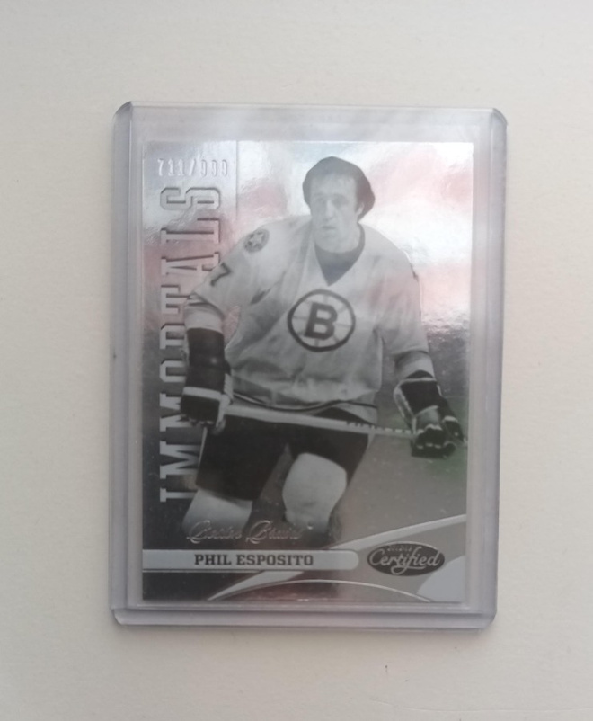 12-13 Certified Phil Esposito Immortals /999