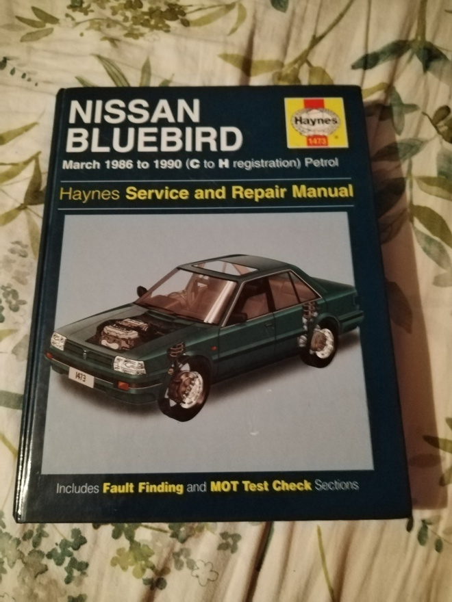 NISSAN BLUEBIRD HAYNES KORJAUSOPAS