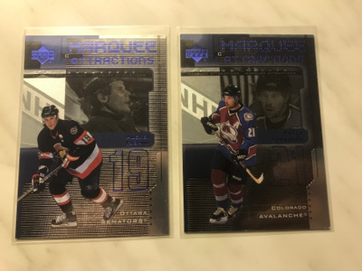 1999-00 Upper Deck Marquee Attractions kortteja 1.50e/kpl