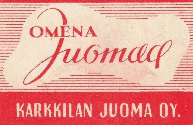 JUOMA ETIKETTI - OMENAJUOMA KARKKILAN JUOMA OY (K15-S86)