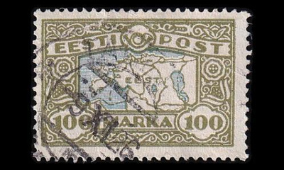 Eesti 40 o Kartta 100 M (1923)