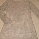 Beige trikoo paita koko L - pikkukuva 1