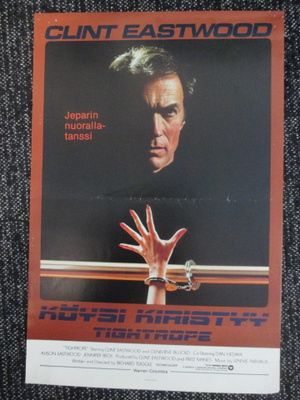 Köysi kiristyy (1984) vanha elokuvajuliste - Clint Eastwood