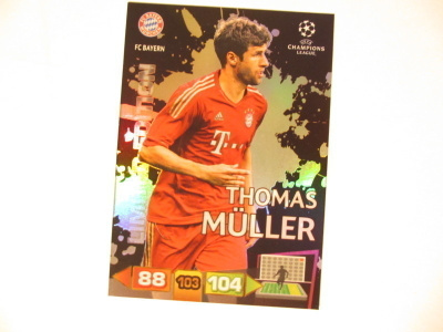 Adrenalyn XL CL 2011-12 limited edition Thomas Muller