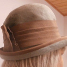 Hattu  4. Kaunis vihreä naisten vintage-hattu - pikkukuva 2