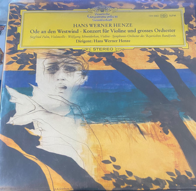 Hans Werner Henze: Ode an den Westwind DG LP