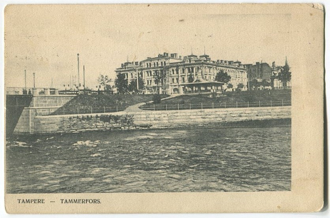 Tampere Tammerkoski, kulkenut 1908
