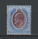 (SA0497) MALTA 1903 (King Edward VII, 2½p., blue and violet)