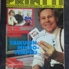 PRINTTI LEHTI 1 / 1987 VARHAINEN TIETOKONELEHTI MIKRO TIETO - pikkukuva 1