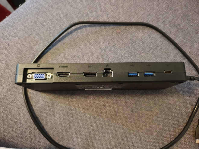 USB Type-C Port Replicator -porttitoistin, 90W, Telakka