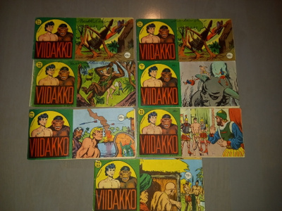 Viidakko sarjakuvalehdet 7 kpl