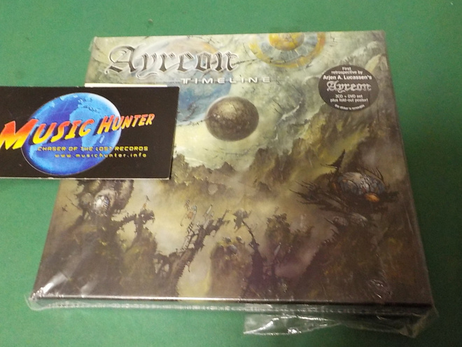 AYREON - TIMELINE UUSI 3CD+DVD BOKSI