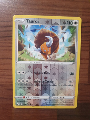 Pokemon Tauros 106/159 reverse holo rare