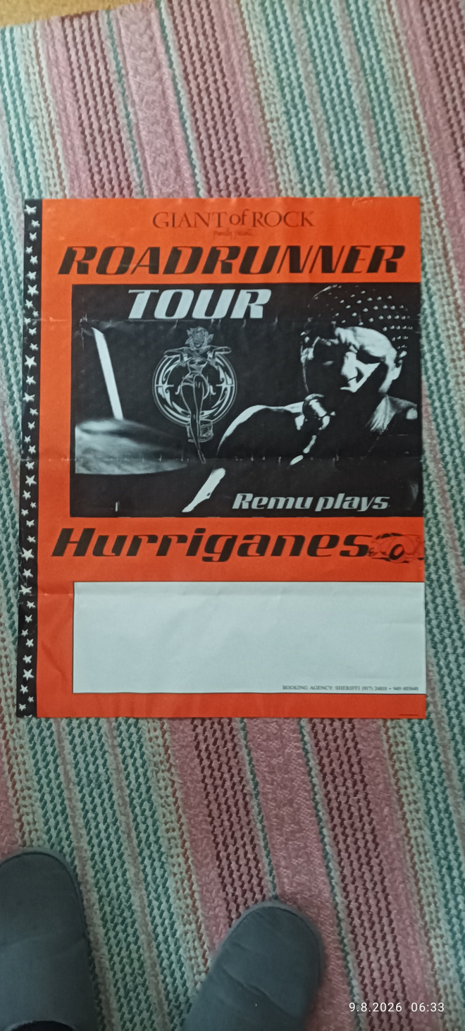 Remu plays Hurriganes Keikka Juliste