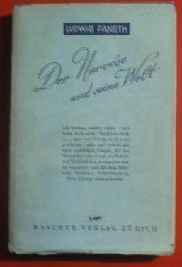 Ludwig Paneth : Der Nervöse und seine Welt   1944