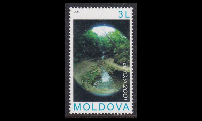 Moldova 388 ** Europa vesi (2001)