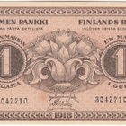 1 Markka 1918, 7 numerolla, kl.8-9 - pikkukuva 1