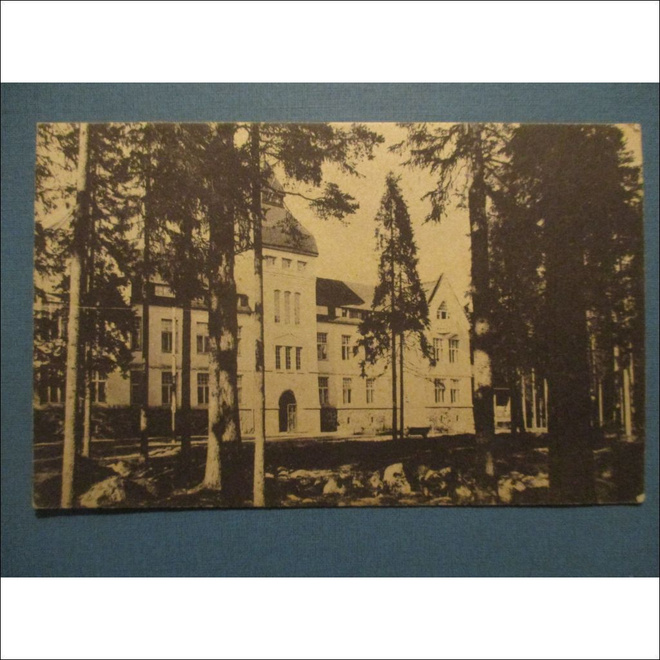 VANHA POSTIKORTTI -PIETARSAARI MALMIN SAIRAALA 1919 (PK4-S8)