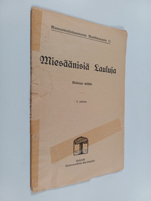 Miesäänisiä lauluja : kolmas wihko
