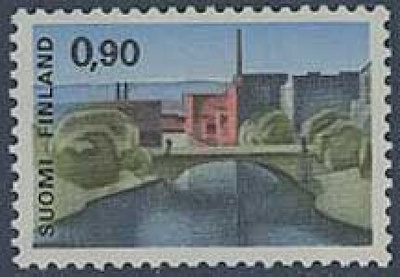 1968  M63  90p Hämeen silta (tumma) ++