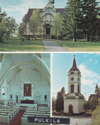 KIRKKOKORTTI - PULKILAN KIRKKO