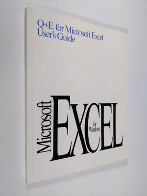 Q+E for Microsoft Excel user's guide - spreadsheet with b...