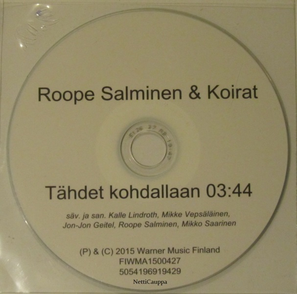 Roope Salminen & Koirat • Tähdet Kohdallaan PROMO CDrS
