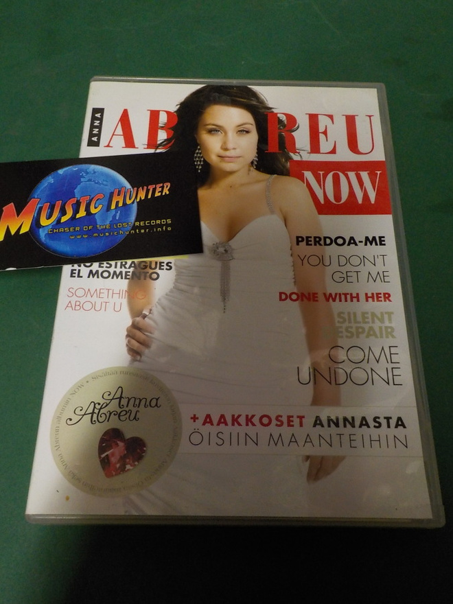 ANNA ABREU - NOW CD + AAKKOSET ANNASTA KIRJA