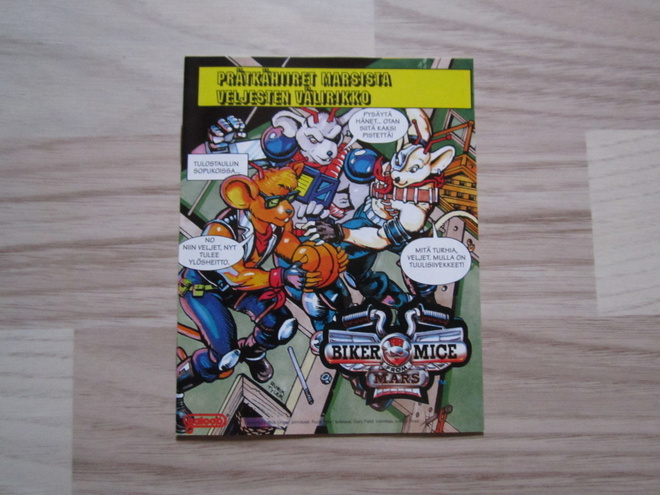 Prätkähiiret -leluesite/sarjakuvalehtinen v.1993