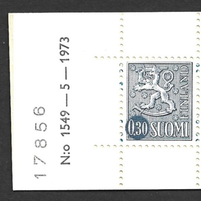 Automaattivihko 1549-5-1973 AV 6 G tl1 yHa tarkastusluku