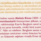 Aleksis Kivi: Nummisuutarit - pikkukuva 3
