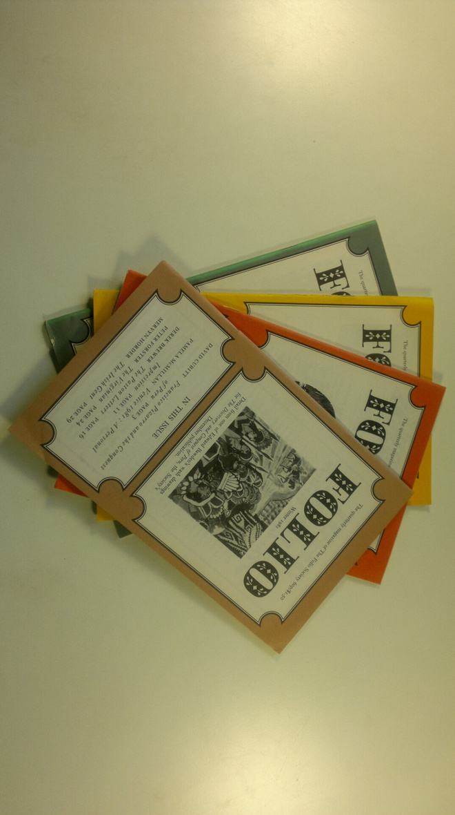 Folio Society : Folio Magazine 1981, 4 volumes