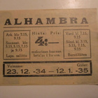VANHA ELOKUVALIPPU - 1935 ALHAMPRA (AB14) - pikkukuva 1