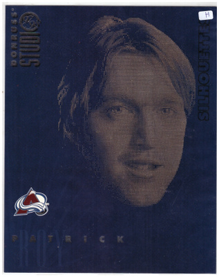 PATRICK ROY Avalance 97-98 Studio Silhuettes 3/24 xxxx/3000