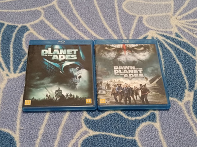 Planet Of The Apes + Dawn Of The Planet Of The Apes Blu Ray