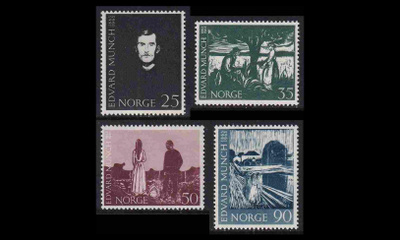Norja 508-11 ** Edvard Munch (1963)