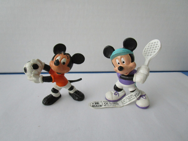 Vanhat  Disney Mikki Hiiri figuurit, 2 kpl
