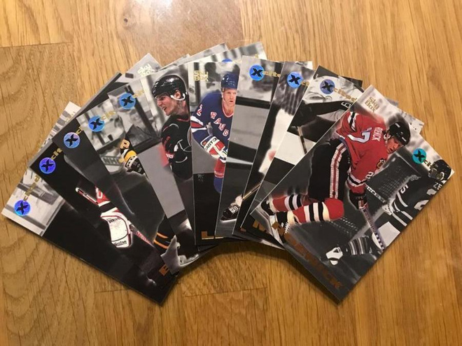 1995-96 Emotion Xcited kortteja alkaen 2.0e/kpl