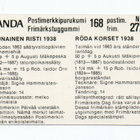 Purkkakuva Panda POSTIMERKKIPURUKUMI Punainen Risti 1938 - pikkukuva 2