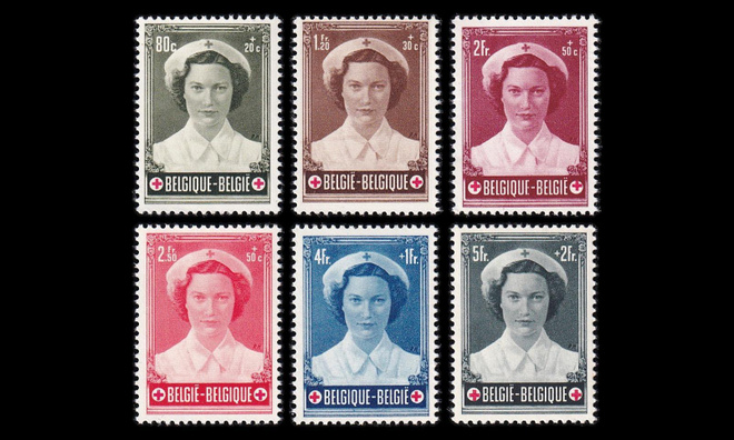 Belgia 961-6 ** Belgian prinsessa Joséphine-Charlotten ja L