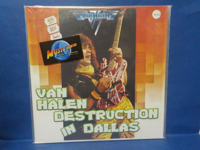 VAN HALEN - DESTRUCTION IN DALLAS M/M RED & WHITE VINYLS 2LP