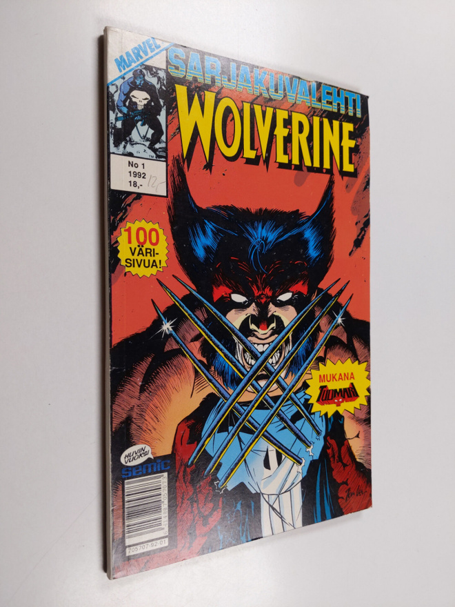 Sarjakuvalehti 1/1992 Wolverine