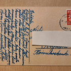 kukkakortti, kuvattu krassi, kulkenut 1951 - pikkukuva 2