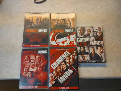 Criminal Minds kaudet 1-5 DVD
