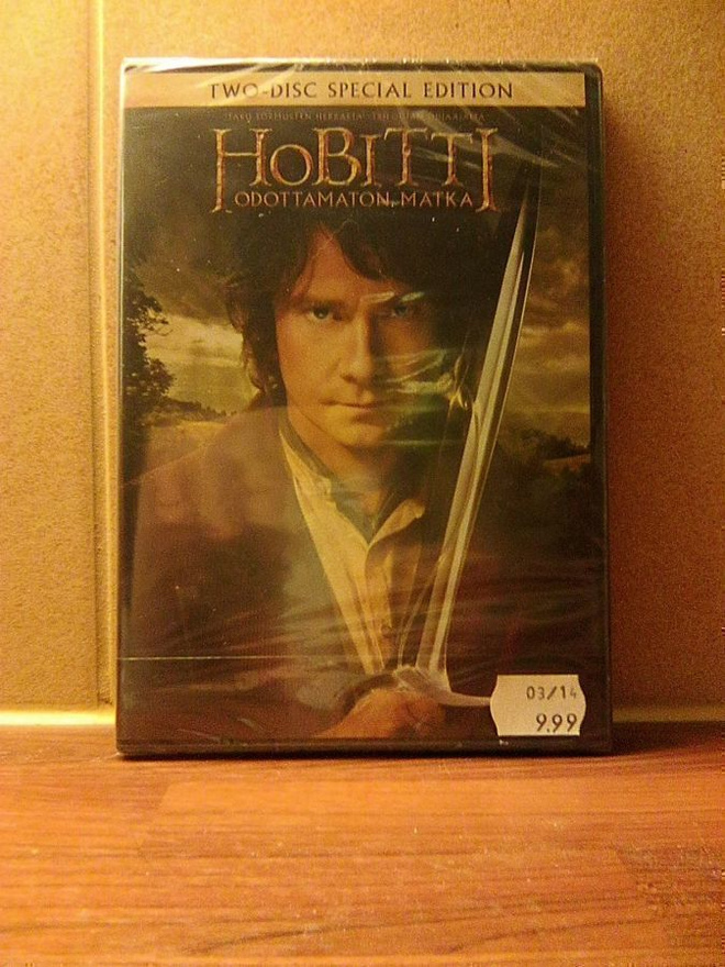 HOBITTI ODOTTAMATON MATKA DVD R2 + UUSI+  (EI HV)