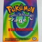 Pokemon Topps 1999 #148 Dragonair E11 of 12 - pikkukuva 2