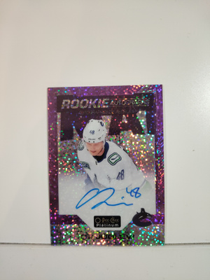 2020-21 OPC Platinum RC AU Violet Pixels #R-OJ Olli Juolevi