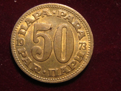 50 para 1973 Jugoslavia