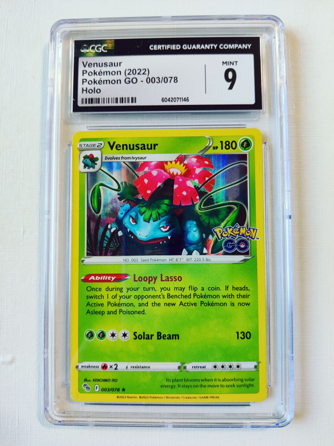 Venusaur Pokemon GO 003/078 CGC 9